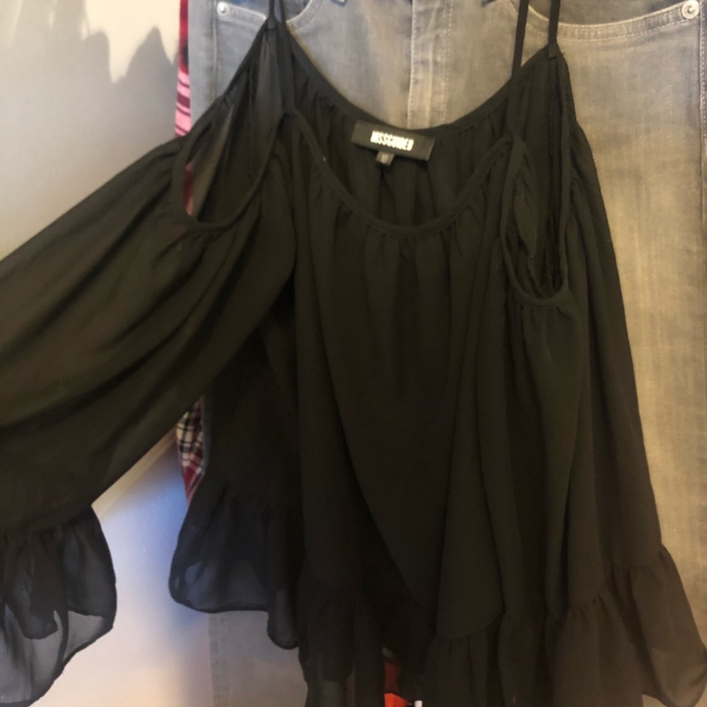 MISSGUIDED sheer top